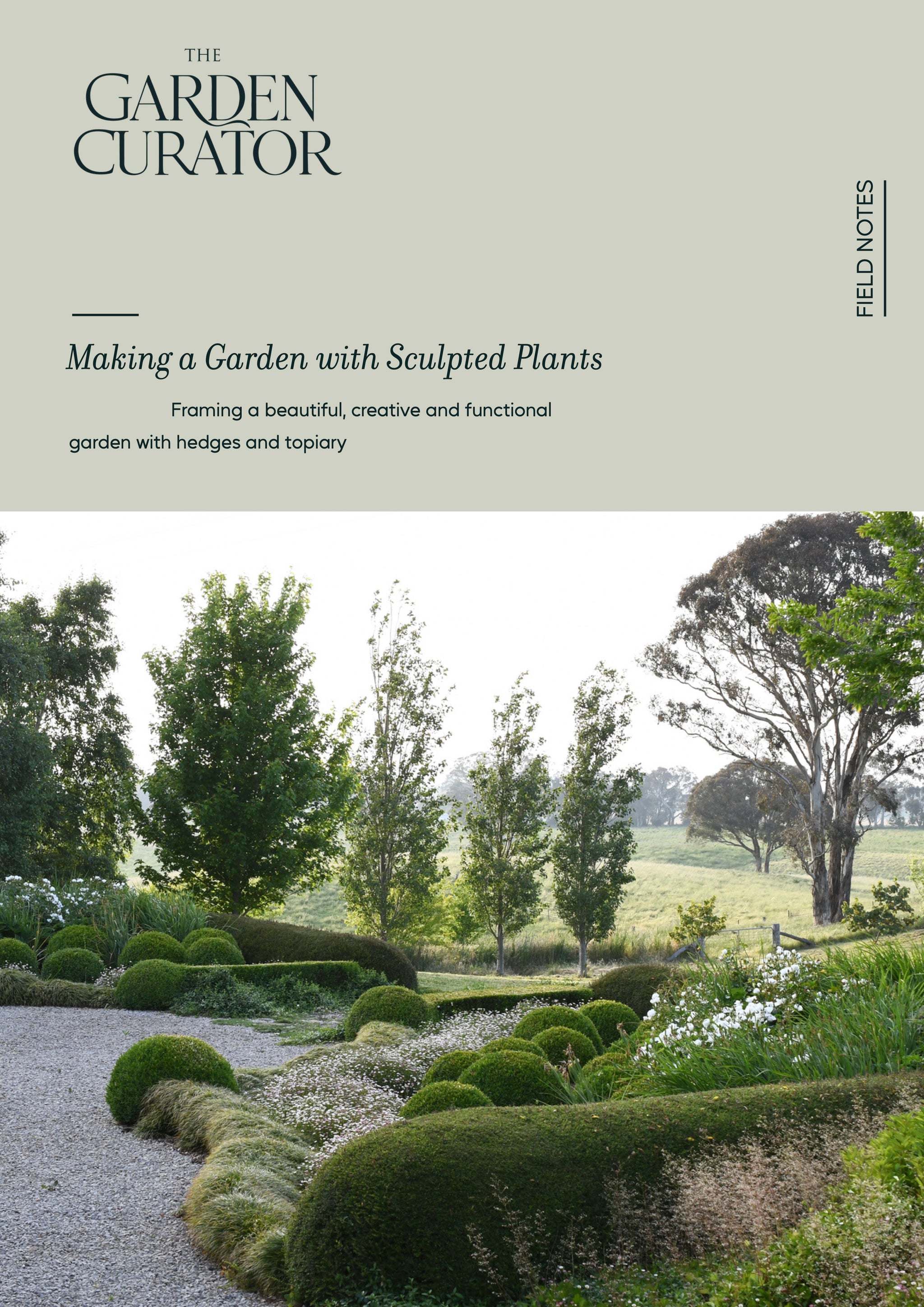 Making a Garden with Sculpted Plants